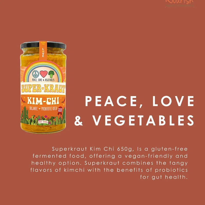 Peace Love and Vegetables kimchi